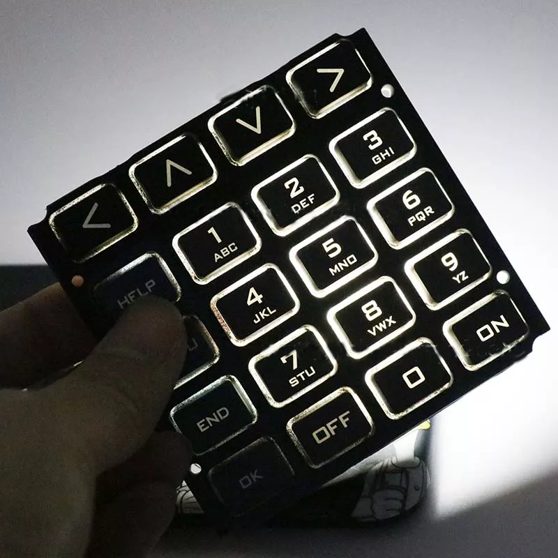 Backlit Silkscreen Laser Etched Rubber Keyboard1