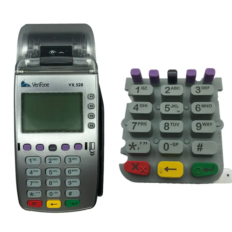 Silicone Rubber Keyboard for POS Machine2