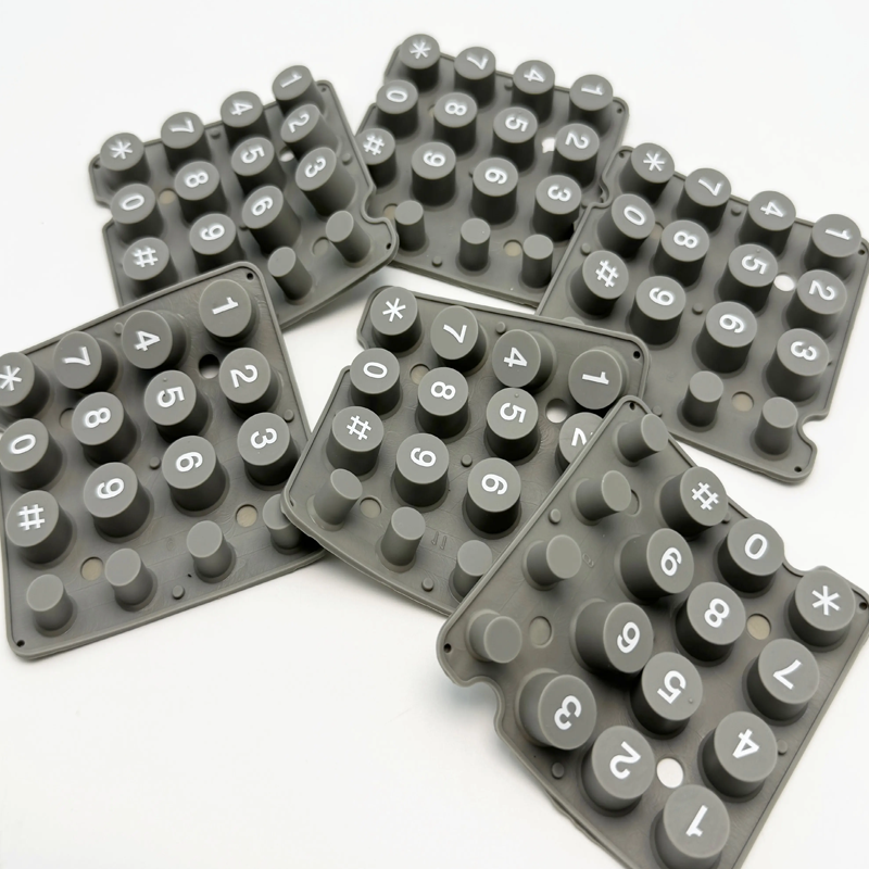 Compression Molding Silicone Rubber Keyboard1
