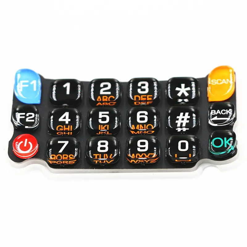 Custom Epoxy Glue Silicone Rubber Keyboard Manufacturing1